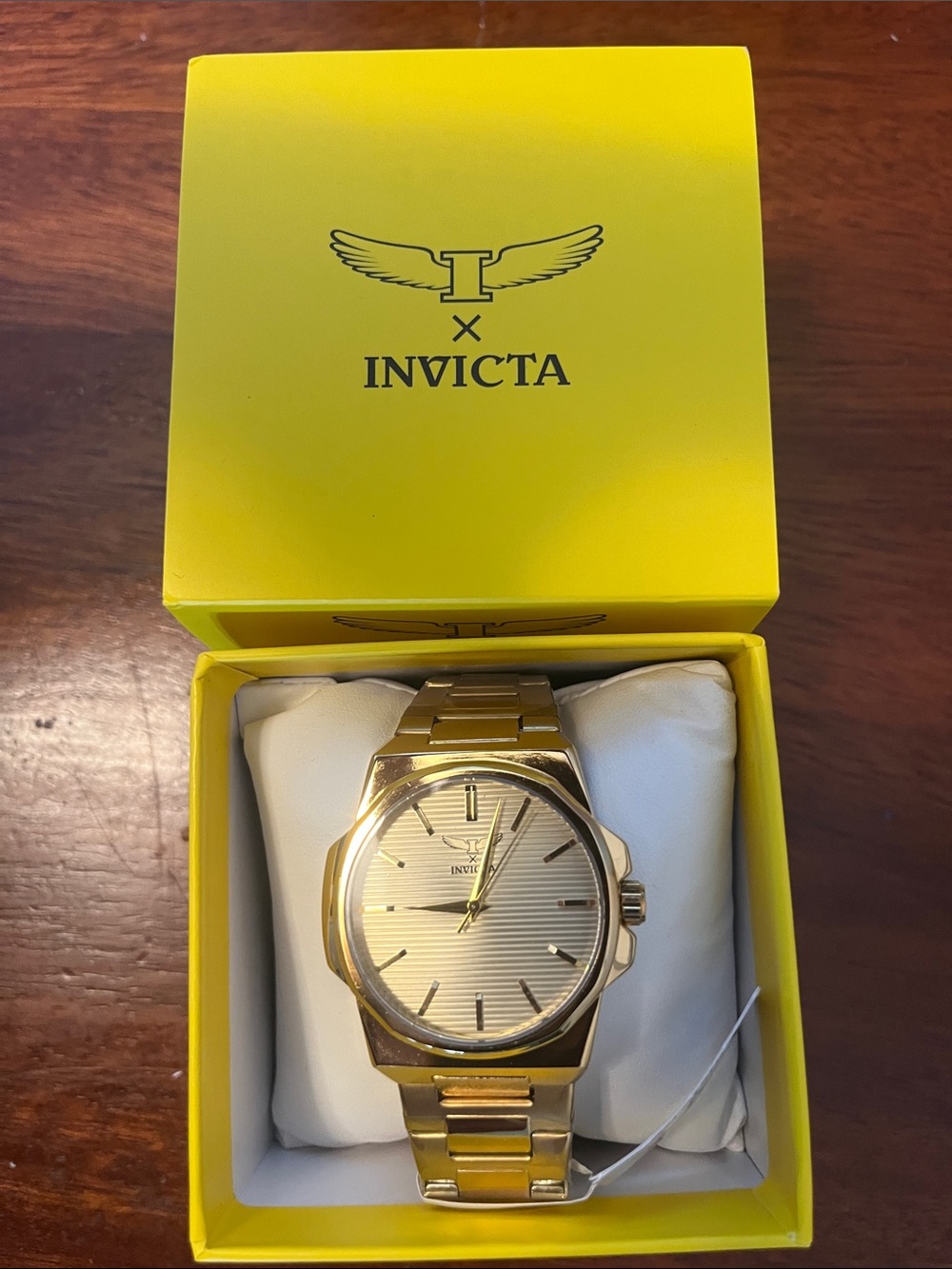 Invicta Men's Gold-Tone Stainless Steel Bracelet Watch
